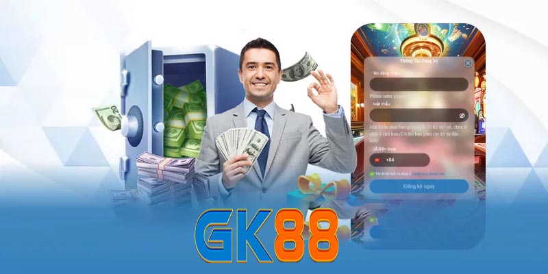 Hướng dẫn đăng ký tài khoản GK88